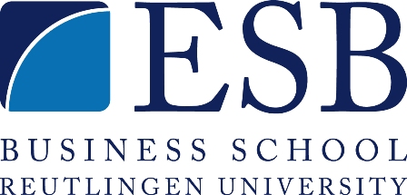 Logo Reutlingen University - ESB Business School