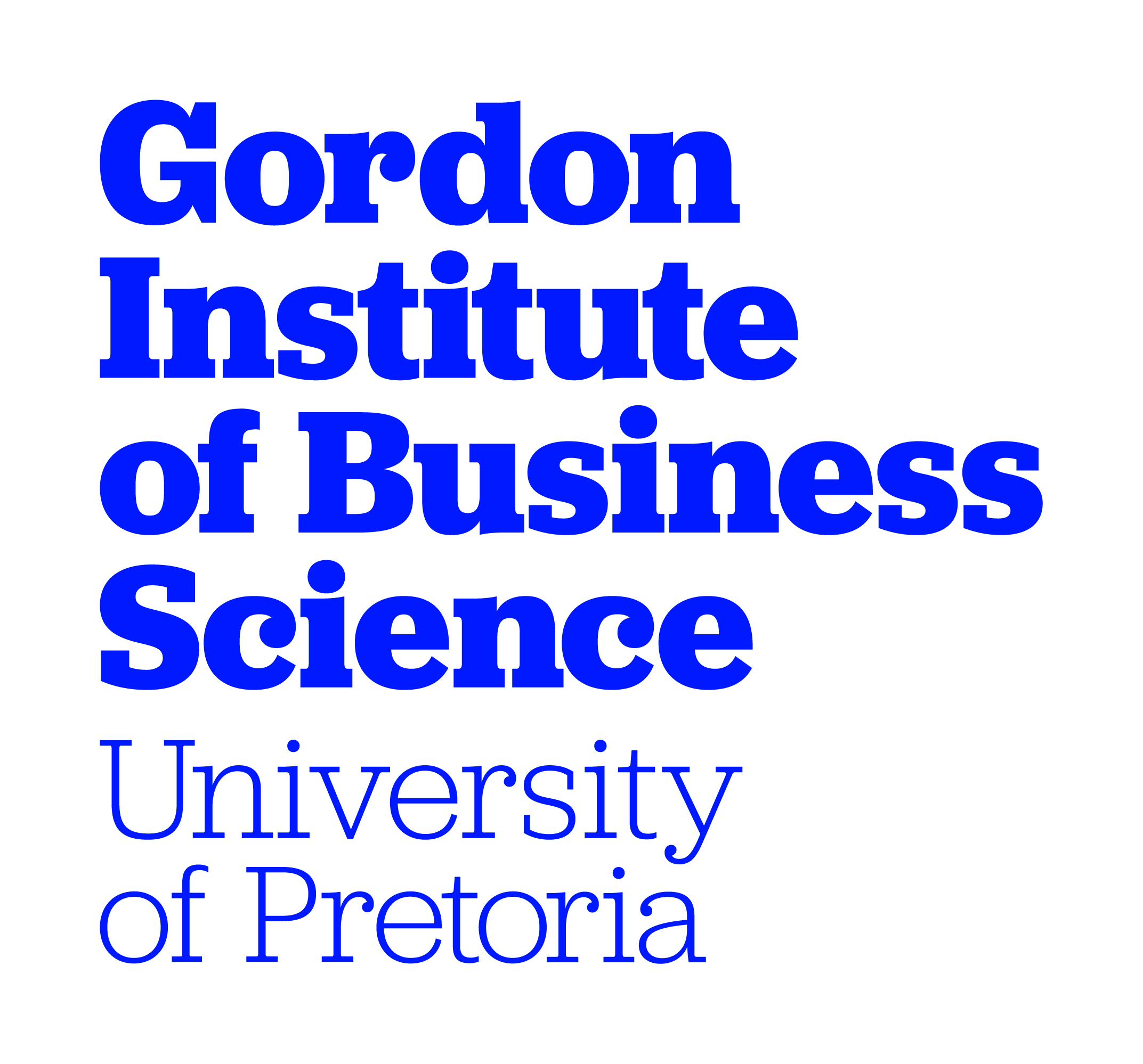 Logo University of Pretoria - Gordon Institute of Business Science