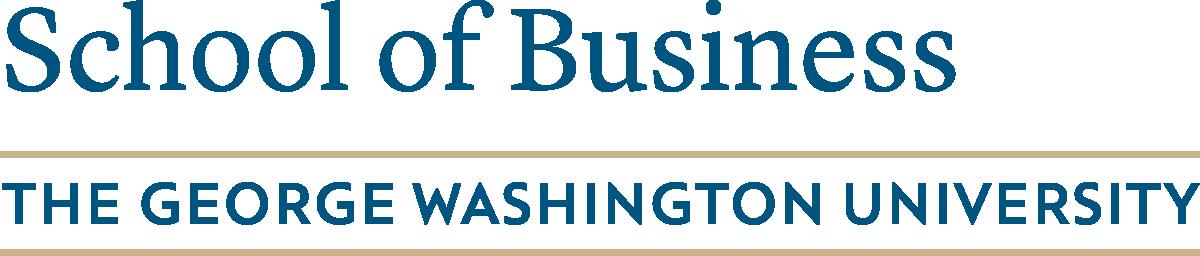 Logo George Washington University - The George Washington University School of Business 