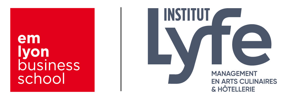 Logo emlyon business school / Institut Lyfe  (formerly Institut Paul Bocuse)