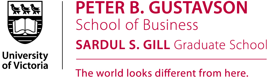 Logo University of Victoria - Peter B. Gustavson School of Business 
