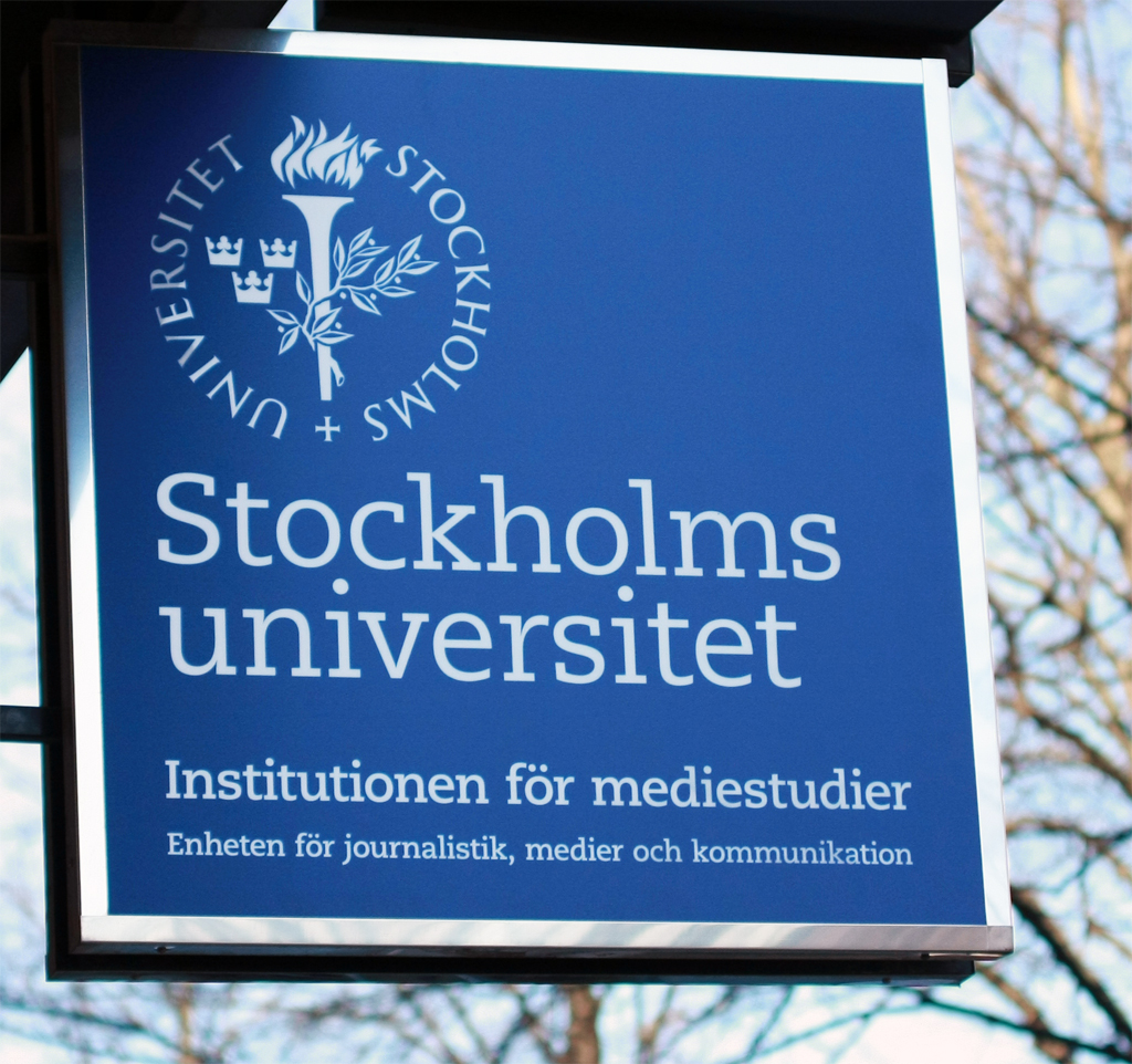 Logo Stockholm University - Department of Media Studies